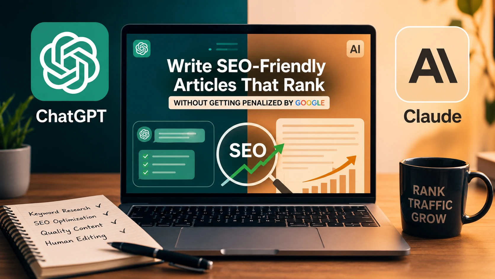 How to Use ChatGPT & Claude for SEO Content