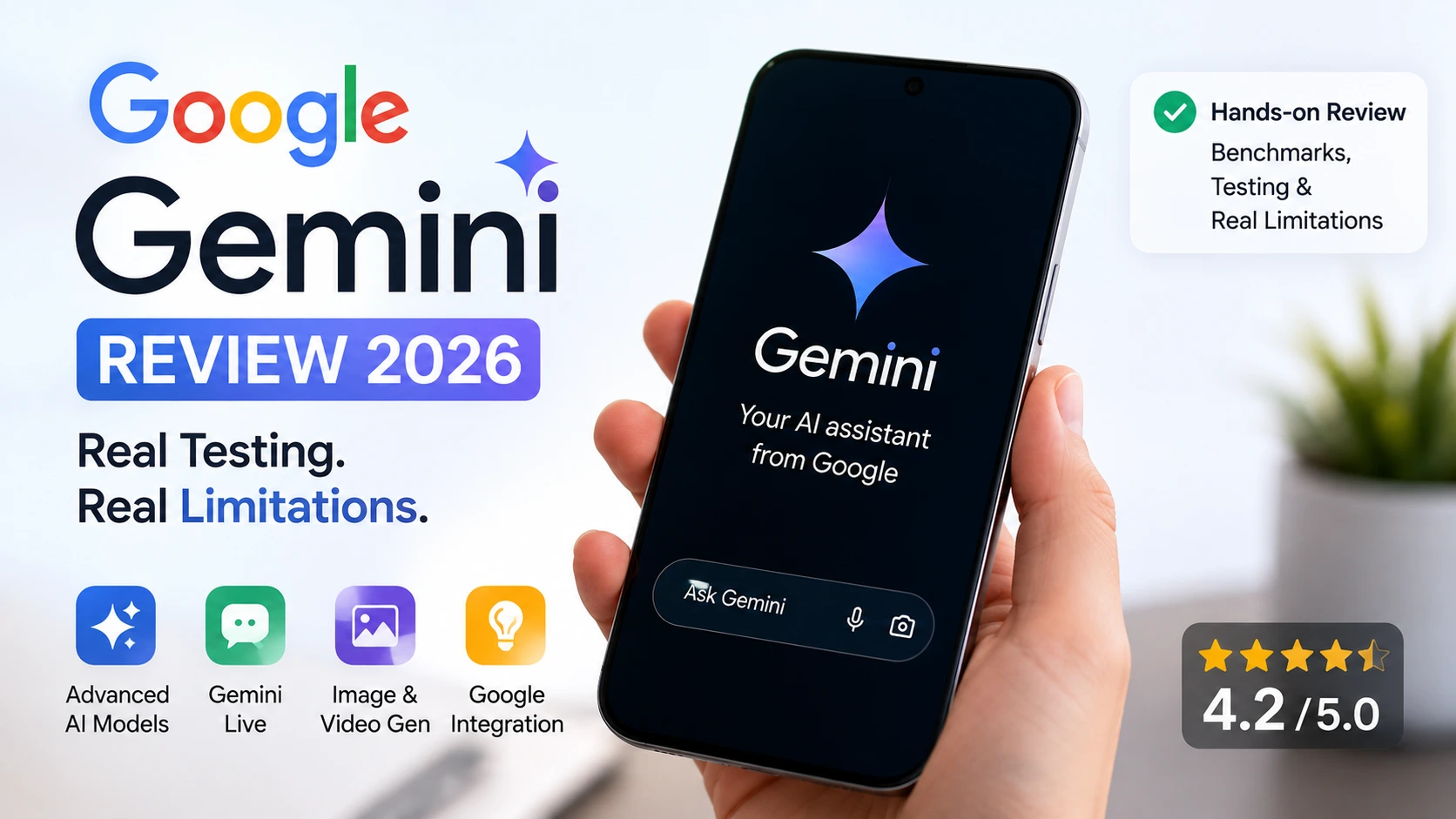 Google Gemini Review (2026): In-Depth Analysis, Benchmarks, and Real-World Limitations